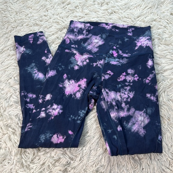 Lululemon Align High-Rise Pant 25" Circulate Tie Dye Mineral Blue Multi - Picture 1 of 5